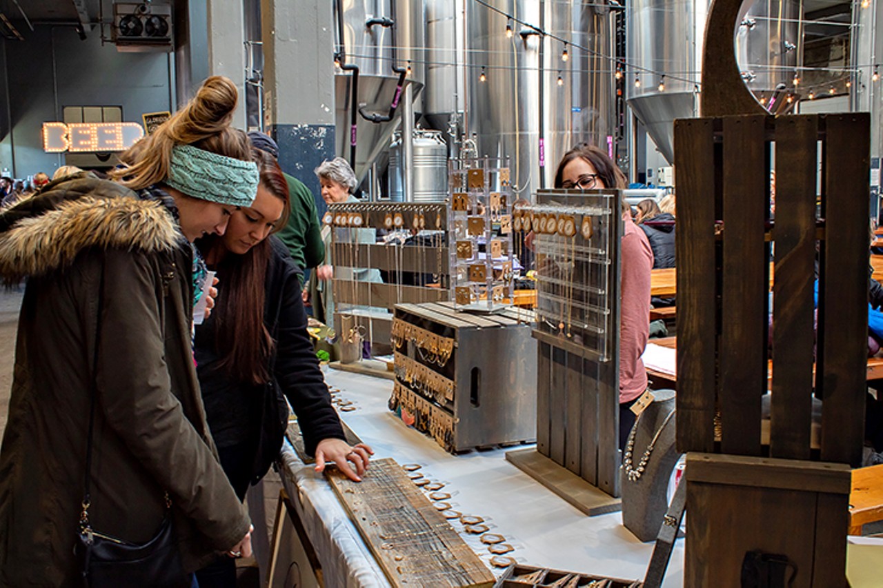 All The Photos from January's Art on Vine Event at Rhinegeist Brewery