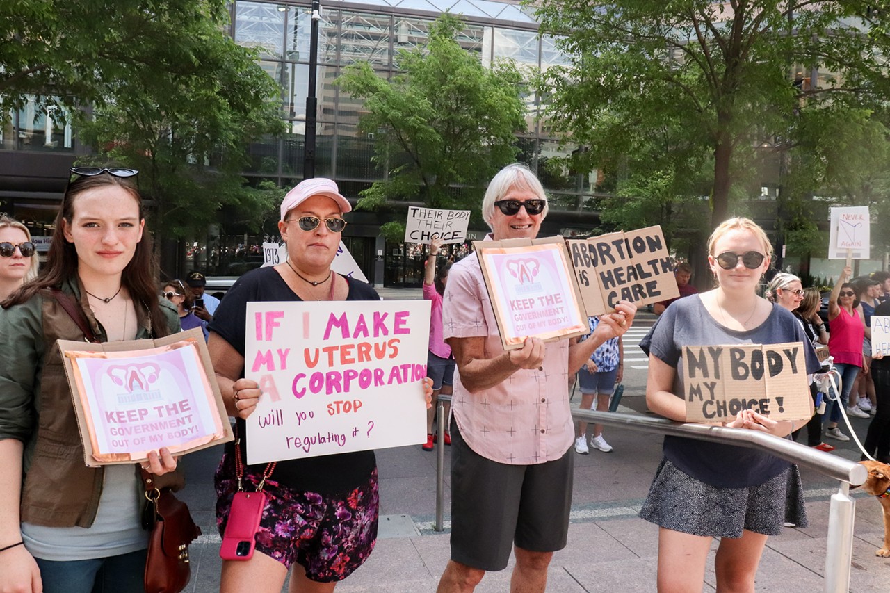All the Photos from Planned Parenthood's 'Bans Off Our Bodies' Cincinnati Abortion Rights Rally at Fountain Square