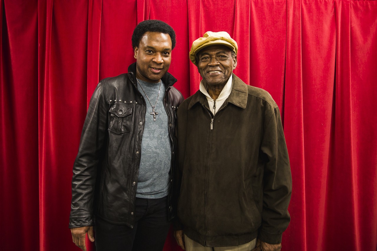 King Studios Vice Chair Kent Butts and his father, King Records recording artist Otis Williams