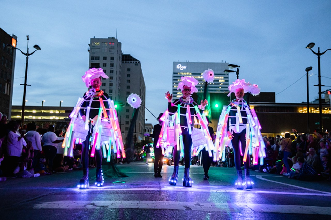 All the Photos from the BLINK Cincinnati Future City Light Spectacular Parade
