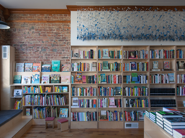 The interior of Downbound Books.