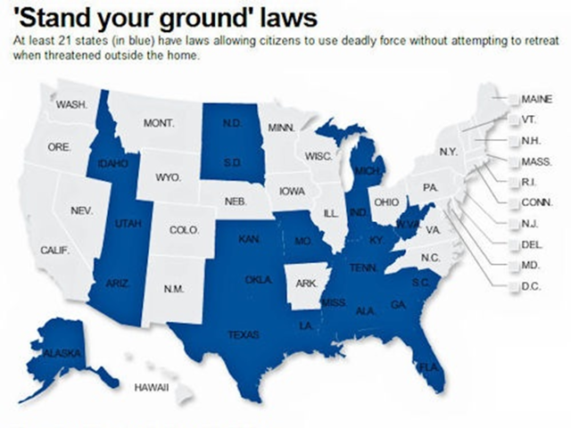 Analysis: 'Stand Your Ground' States Have More Shootings