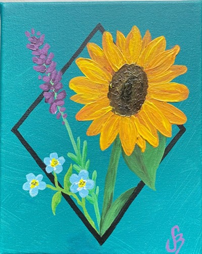 Anyone Can Paint! A Sunflower: For ages 21+