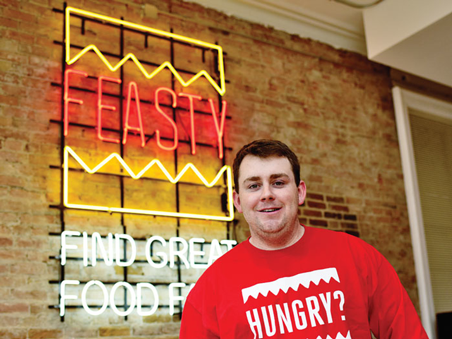 Feasty inventor Anthony Breen wants to revolutionize the way users make dining decisions.