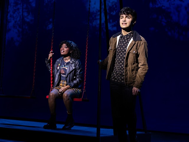 Lauren Chanel and Rishi Golani in the North American Tour of Jagged Little Pill