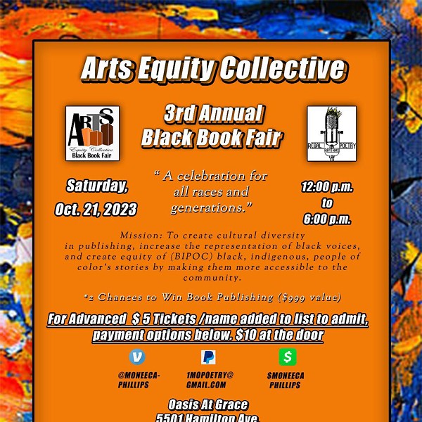 Arts Equity Collective's 3rd Annual Black Book Fair