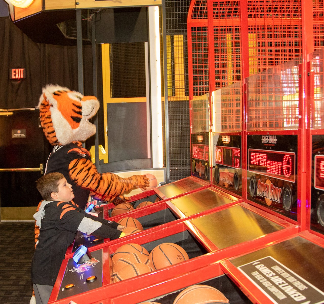 Fans and members of the Cincinnati Bengals gather at Dave & Buster's in Springdale on Oct. 24, 2022.