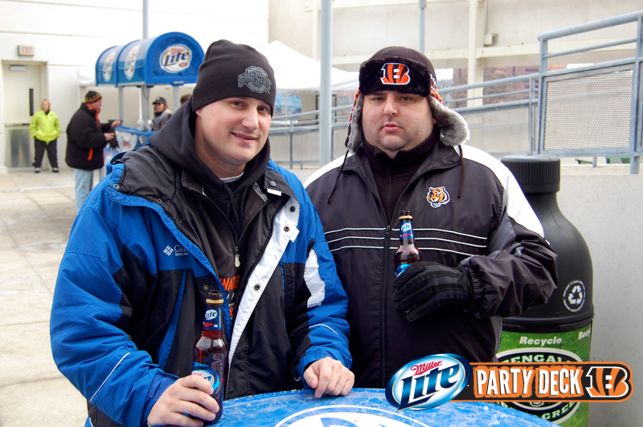 Bengals vs Chargers Playoff Game Miller Lite Party Deck