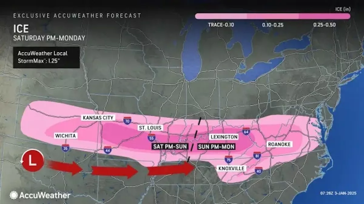 The phallic-themed radar image from AccuWeather