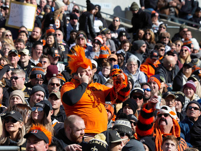 Would you see fans like this if Cincinnati wasn't a great destination for football?