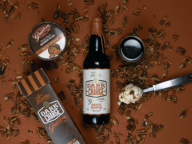 Graeter's and Braxton have collaborated on a special Brown Butter Bourbon Pecan Beer