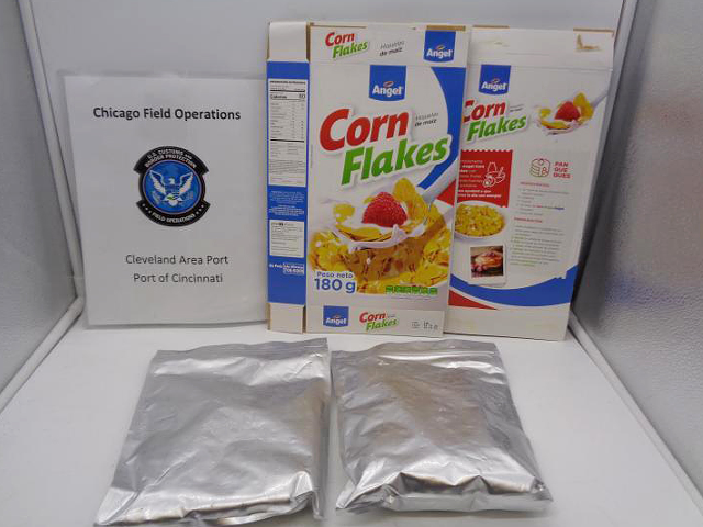 CBP Dog Sniffs Out Cocaine-Covered Corn Flakes in Cincinnati