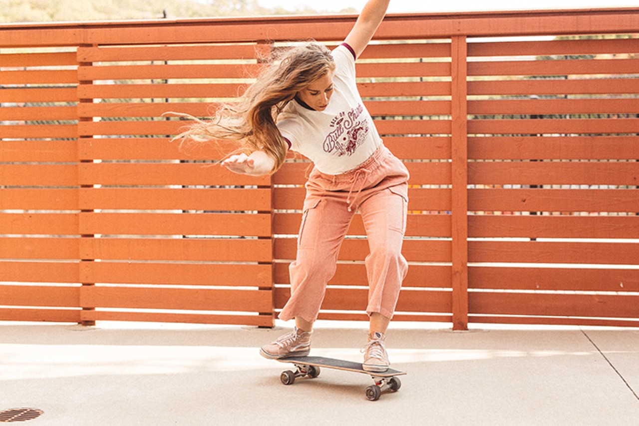 Megs Gelfgot, founder of Keep Her Wild, a Cincinnati skate initiative that empowers women to overcome their fear of starting something new when barriers like age, gender and social stigma may prevent them from doing so.
Photo: Provided