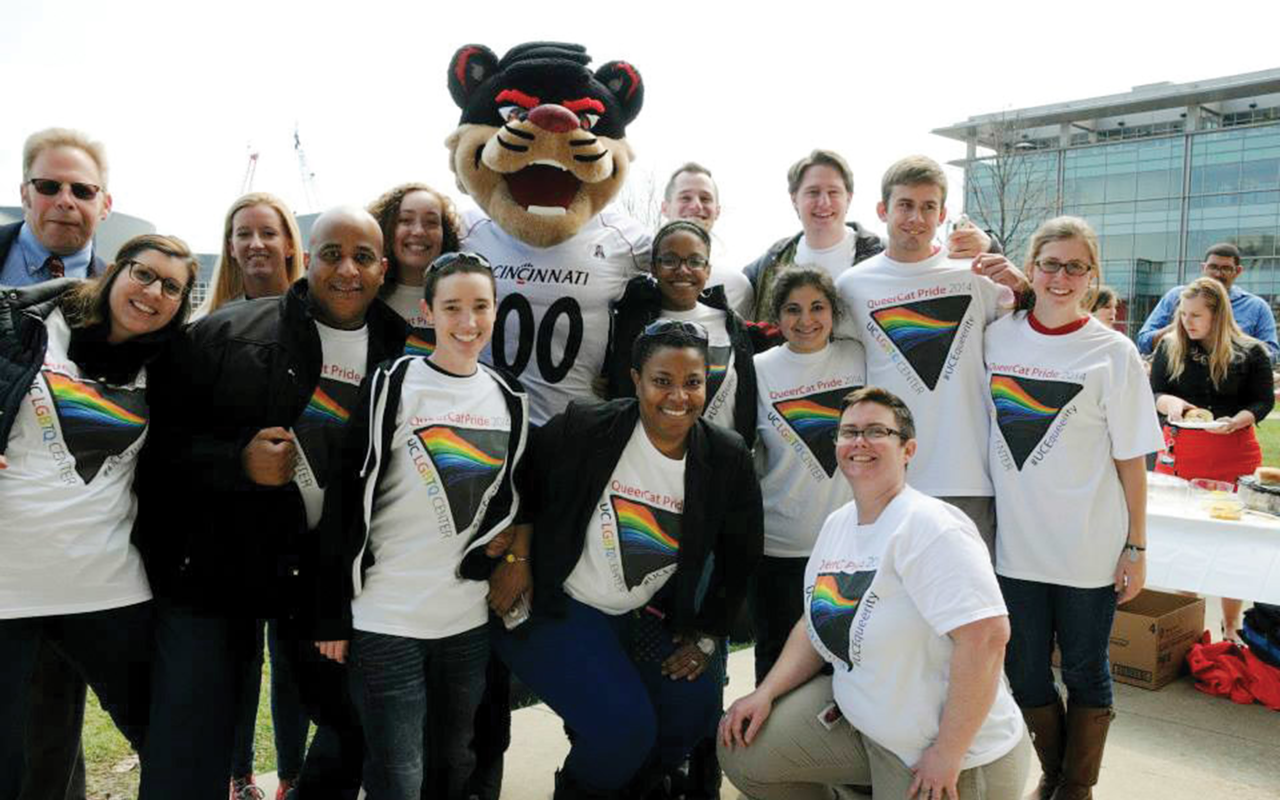 Members of UC's LGBTQ Center