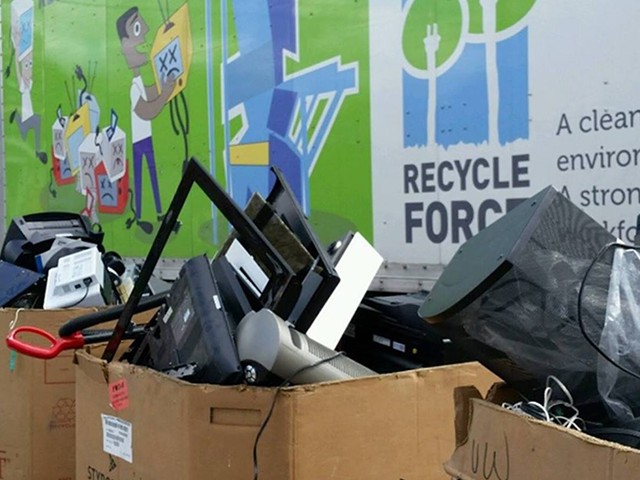 Drop off your old electronics at the Cincinnati Recycle & Reuse Hub Saturday, May 6.