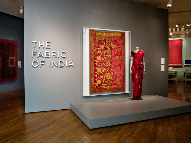 "The Fabric of India" exhibit at the Cincinnati Art Museum