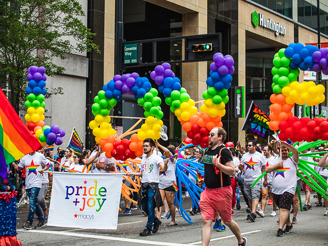 Photograph from Cincinnati's 2019 Pride Parade