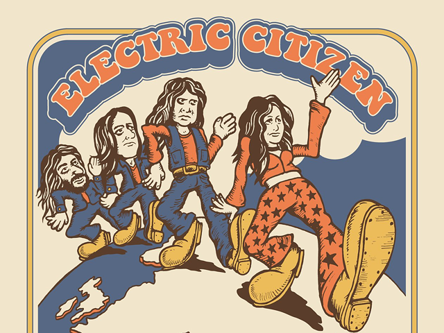 Cincinnati Rock Band Electric Citizen to Kick Off International Tour on 4/20 at Los Angeles' Psycho Smokeout Festival