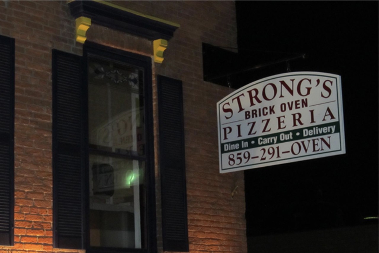 5. Strong's Brick Oven Pizza
336 Monmouth St., Newport; 1990d Northbend Road, Hebron; 1 E. High St., Lawrenceburg; 8794 Reading Road, Reading
Photo: Facebook.com/strongspizza