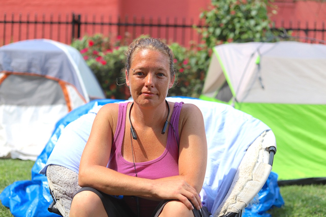 Cincinnati officials&#146; efforts to remove a tent city under Fort Washington Way in July escalated into a drawn-out game of cat and mouse between city and Hamilton County officials and residents of various camps that popped up in Pendleton and Over-the-Rhine. 
In the midst of that fight, Hamilton County Common Pleas Judge Robert Ruehlman issued a restraining order at the request of the city and Hamilton County Prosecutor Joe Deters that made it illegal to camp outside anywhere in the county. That action triggered a legal battle that is still ongoing.  Photo: Nick Swartsell