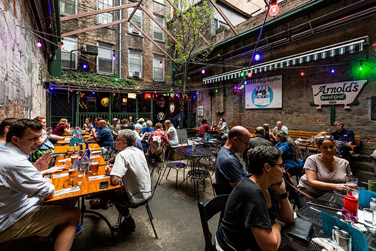 No. 6 Outdoor/Patio Dining: Arnold’s Bar and Grill 
210 E. Eighth St., Downtown