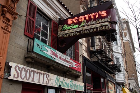 6. Scotti&#146;s Italian Restaurant    919 Vine St., Downtown    "Good food great atmosphere great staff Wonderful way to start your special evening with a glass of wine, bowl of delicious soup, Scotti's salad and your entree. If you leave hungry, it's your problem." — Stephanie R.