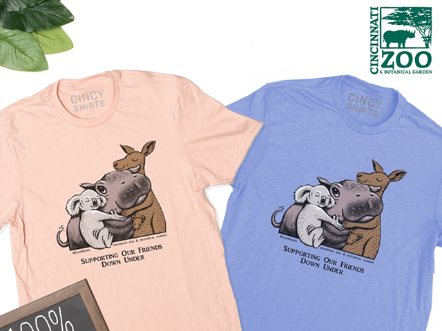 Cincy Shirts To Donate Proceeds From New Fiona Shirts to Help Australian Wildlife Fund