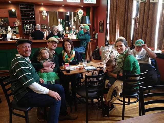 A past St. Patrick's Day at the Irish Heritage Center's Thatched Roof Pub