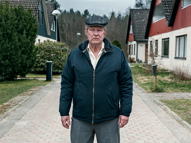 Rolf Lassgård finds new purpose in living in "A Man Called Ove."