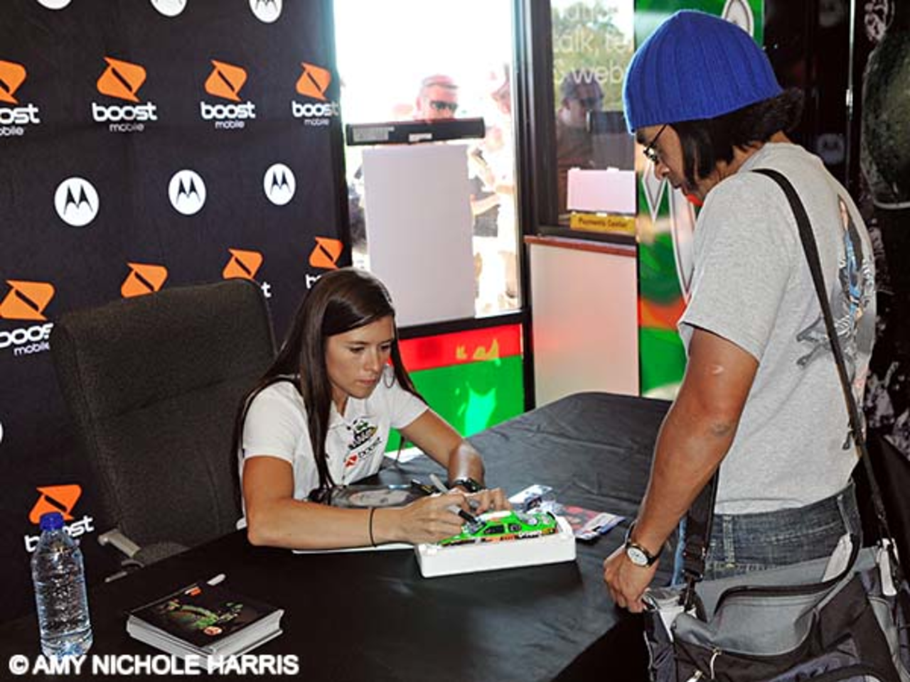 Danica Patrick in Cincinnati, Ohio makes an appearance to meet fans to promote Boost Mobile and the Kentucky Indy 300 on Friday September 2, 2010. The race takes place at Kentucky Speedway on Saturday September 4, 2010.