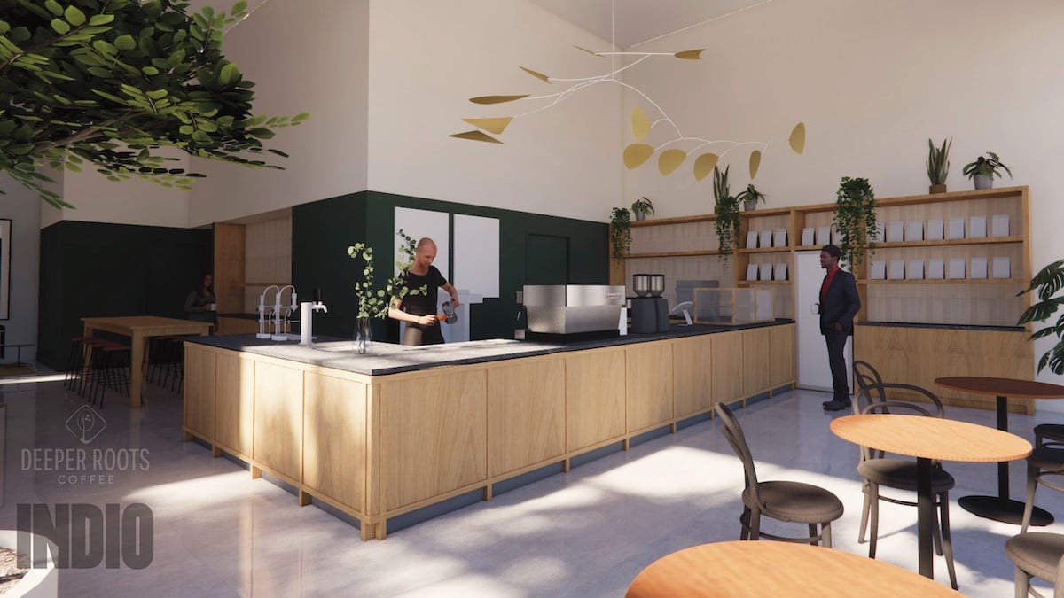 A rendering of Deeper Roots' new Montgomery location