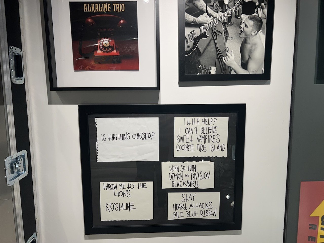 Alkaline Trio memorabilia | The Punk Rock Museum in Las Vegas, Nevada