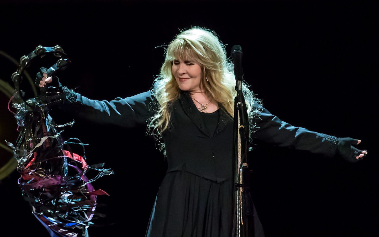 Stevie Nicks performs during a concert in 2017.