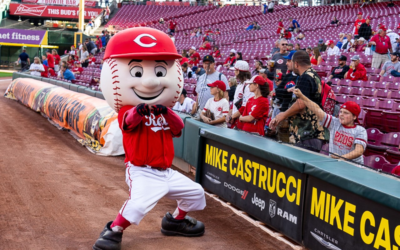 Cincinnati Reds - Reds mascots are doing more back to school