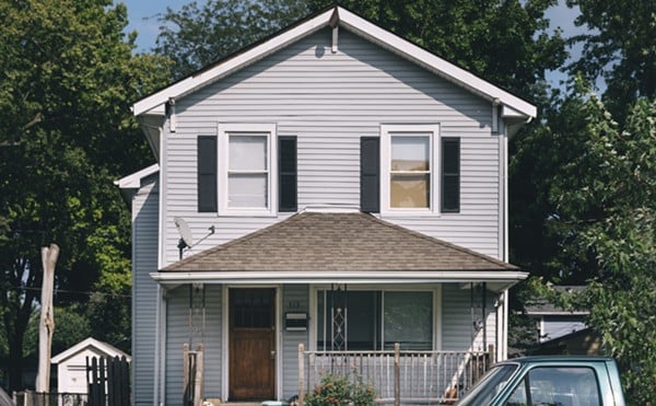 JD Vance's childhood home on McKinley Street in Middletown, Ohio.