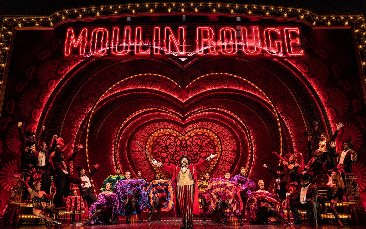 The cast of the North American tour of Moulin Rouge! The Musical.