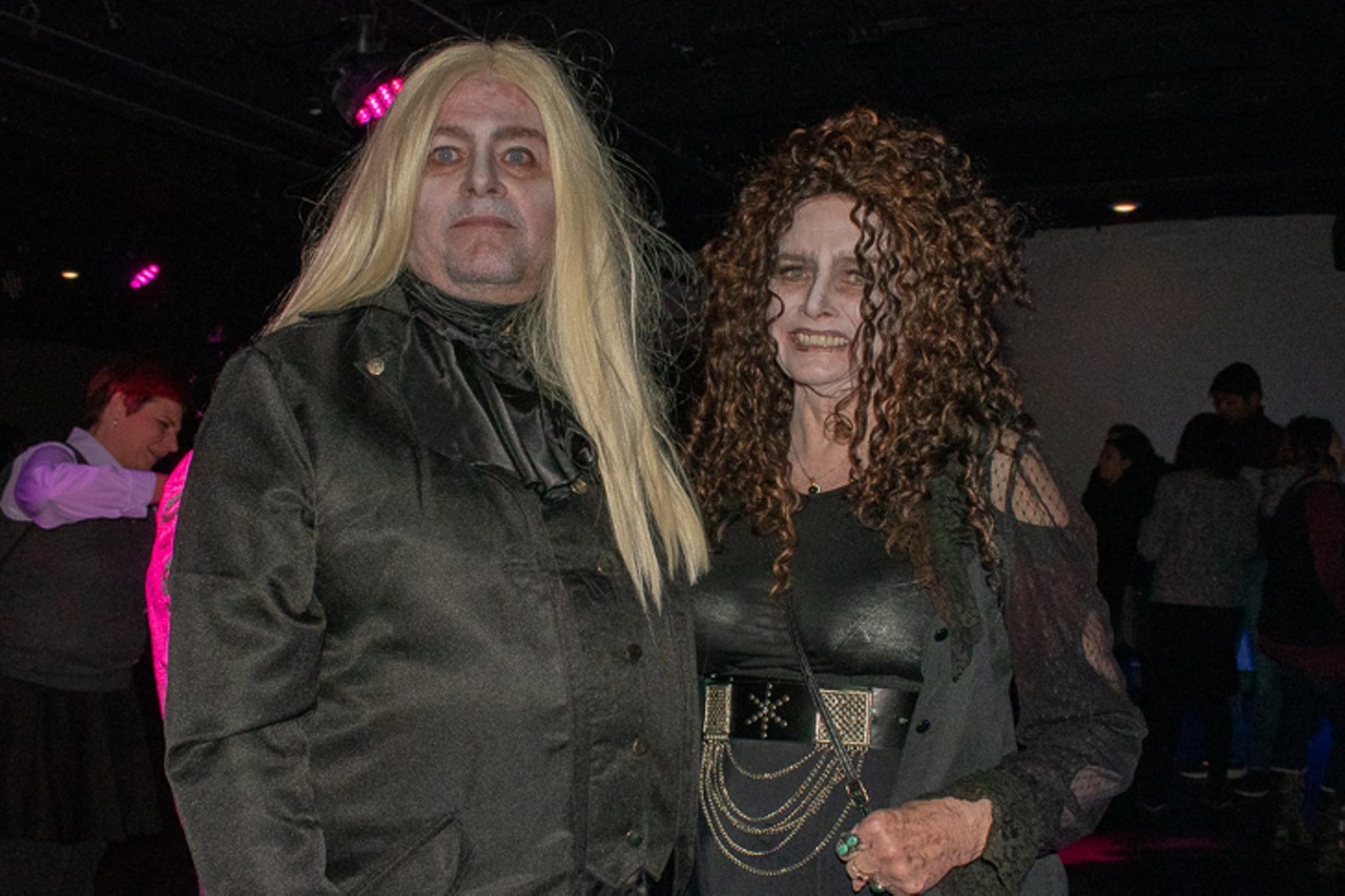 Lucius Malfoy and Bellatrix Lestrange were out there...certainly up to no good