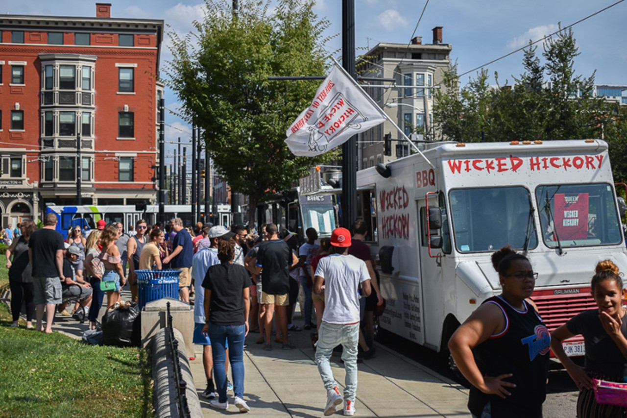 Over 40 different vendors and food trucks attended the wing festival