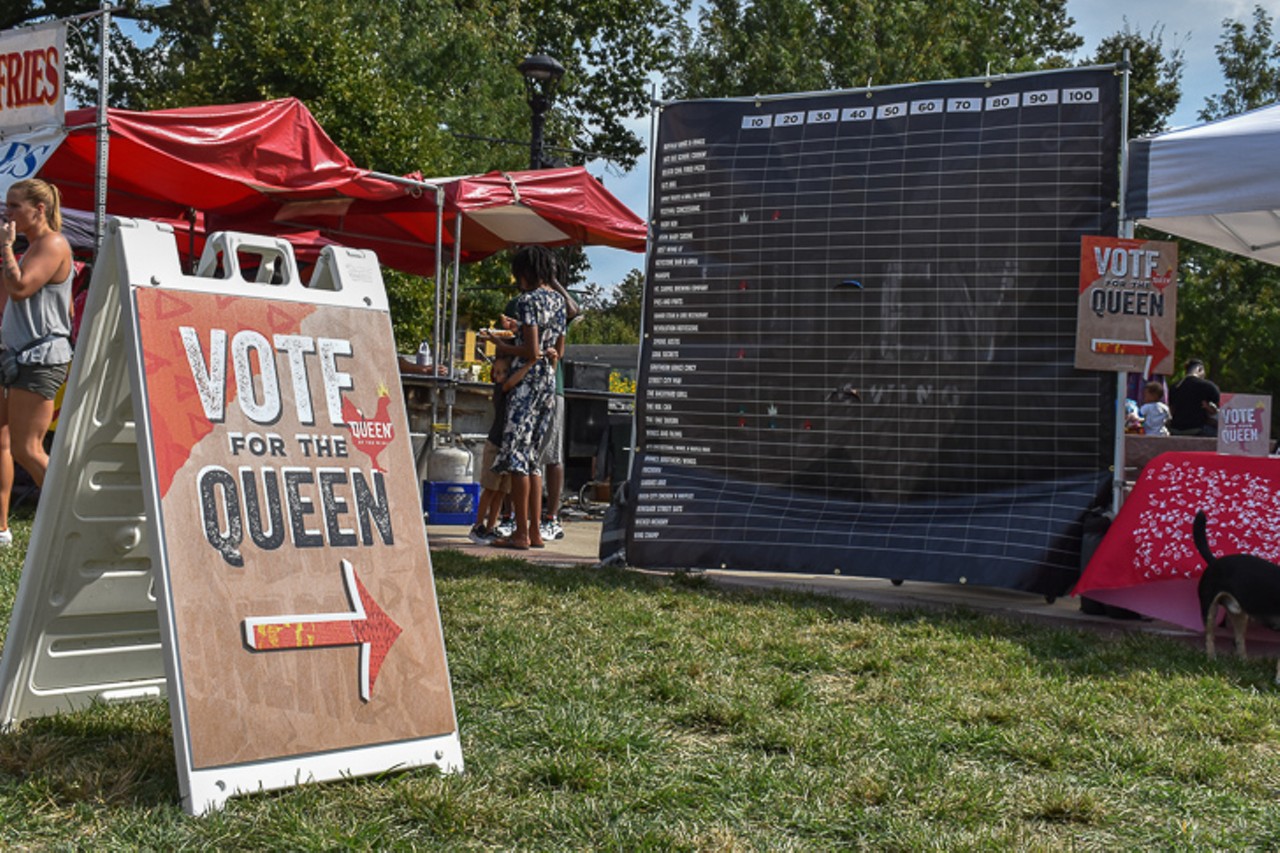 People were able to vote for who should be crowned Cincinnati's "Queen of the Wing"