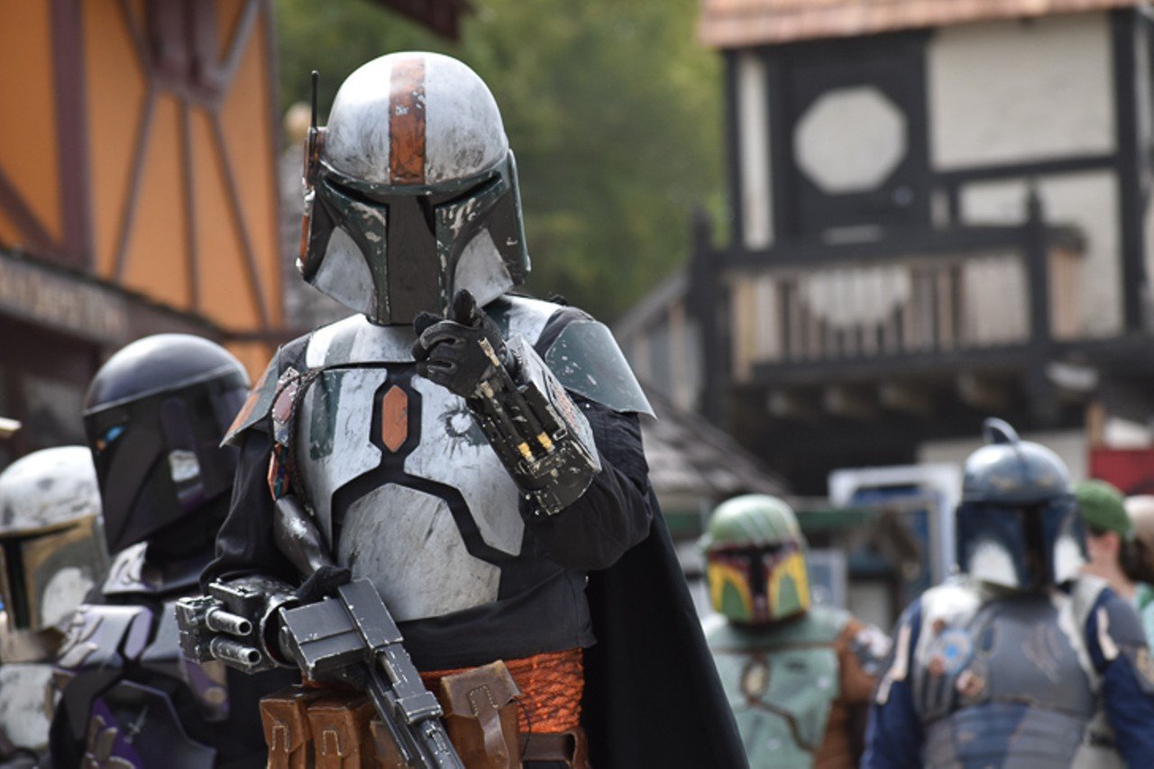 Do not expect to just see medieval costumes, these cosmic bounty hunters were spotted at the Ohio Renaissance Festival on Sunday Sept. 8, 2019.