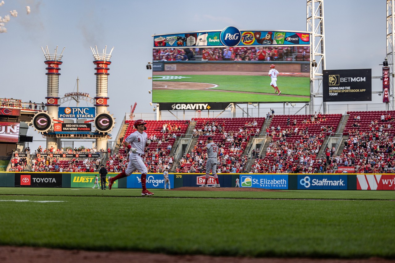 Cincinnati Reds shortstop Matt McLain during their game against the St. Louis Cardinals on May 23, 2023.