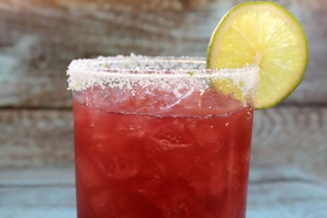 Alfot at Newport on the Levee
A margarita with tequila, triple sec, Dekuyper pomegranate and lime
Photo: Provided