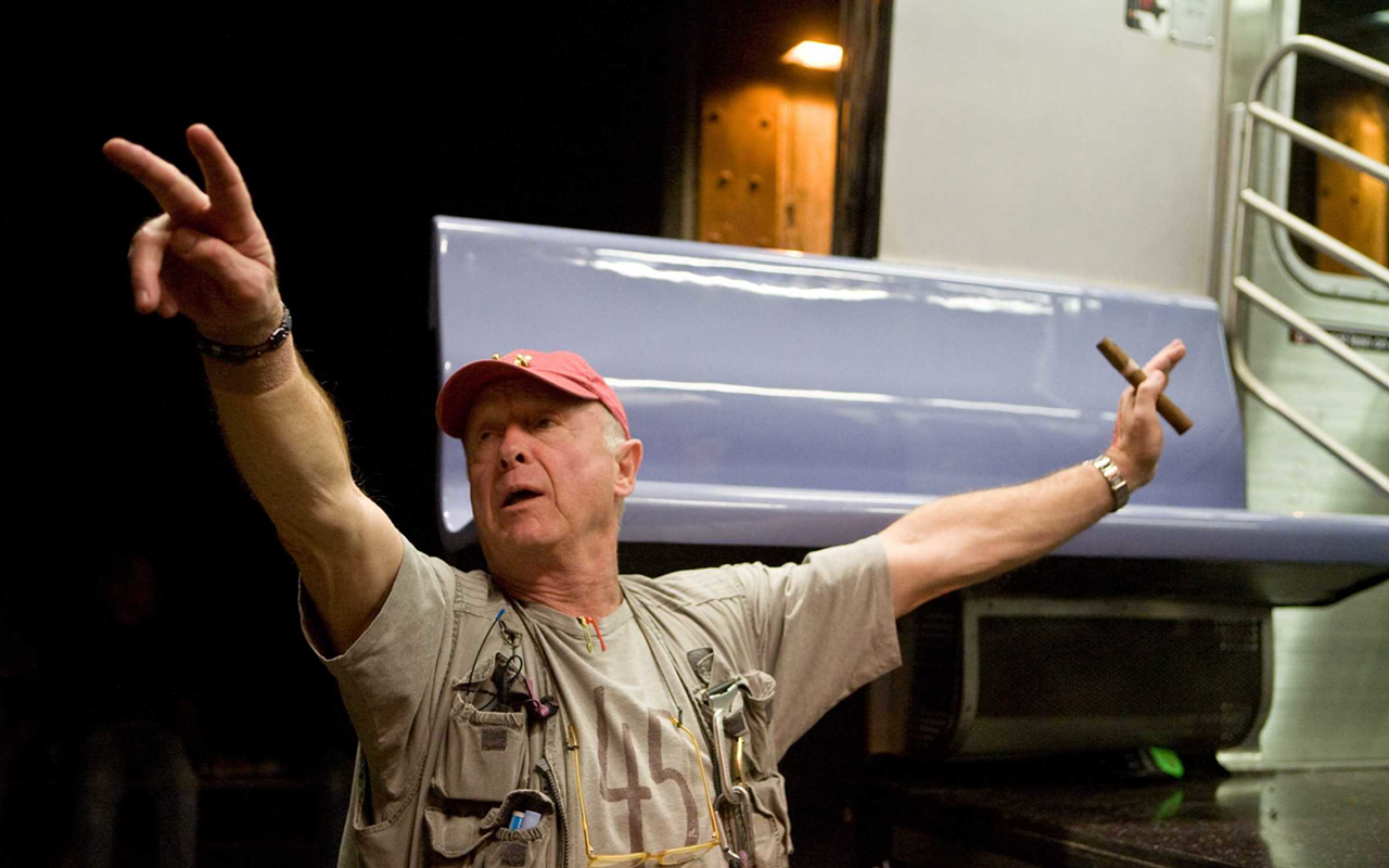 Director Tony Scott on the set of Columbia Pictures' action thriller 'The Taking of Pelham 1 2 3,' starring Denzel Washington and John Travolta.
