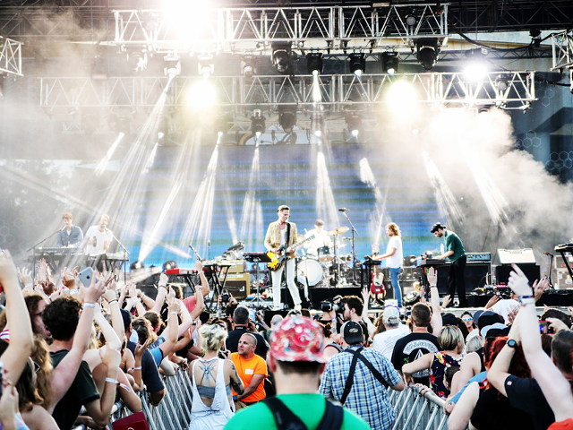Foster the People performing at 2018's Bunbury Music Festival