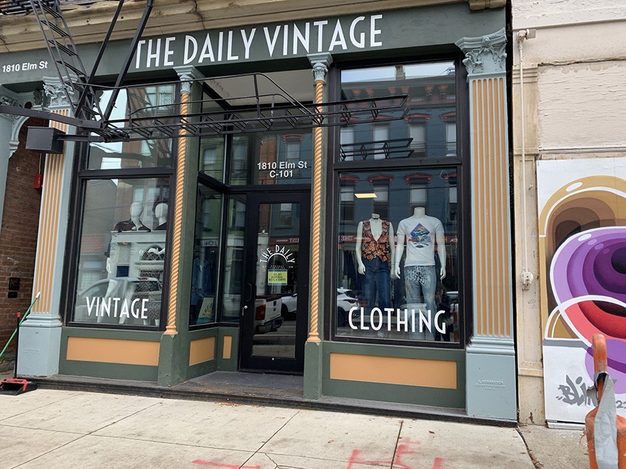 The Daily Vintage
1810 Elm St., Over-the-Rhine
Reduce, reuse and recycle with a splash of time travel at the Daily Vintage. The store’s stock is constantly updated with stylish vintage finds, including retro Cincinnati sports apparel like classic Bengals, Reds and UC sweatshirts and shirts, along with fantastic ’80s and ’90s pop culture throwbacks. It also has timeless hats, purses, accessories and clothes for every season that are both fashionable and sustainable. Check out its Instagram page for the most up-to-date options, or just make an impromptu stop in the store — you never know what you’ll find.