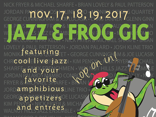 Great Cincinnati Jazz is on the menu at Jazz & Frog Gig 2017