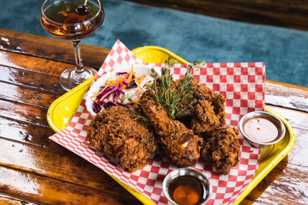 Libby&#146;s Southern Comfort
35 W. Eighth St., Covington
$36 // 3-Course Lunch & Dinner // Dine-In Only
Half Chicken Dinner: a half chicken includes a breast, wing, thigh, leg, and served with choice of two sides
Photo: Hailey Bollinger