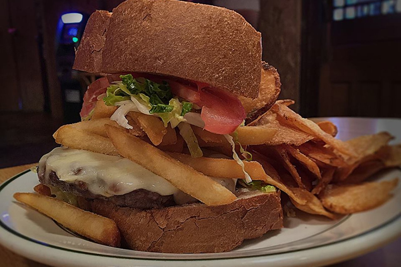 Martino&#146;s On Vine
2618 Short Vine St., Corryville
Pittsburger &#151; a burger patty served on thick-cut Italian bread topped with provolone cheese, fries, coleslaw and tomatoes.