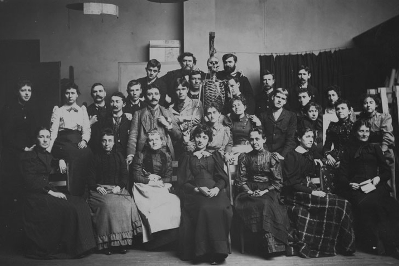 Art Academy faculty and students, undated