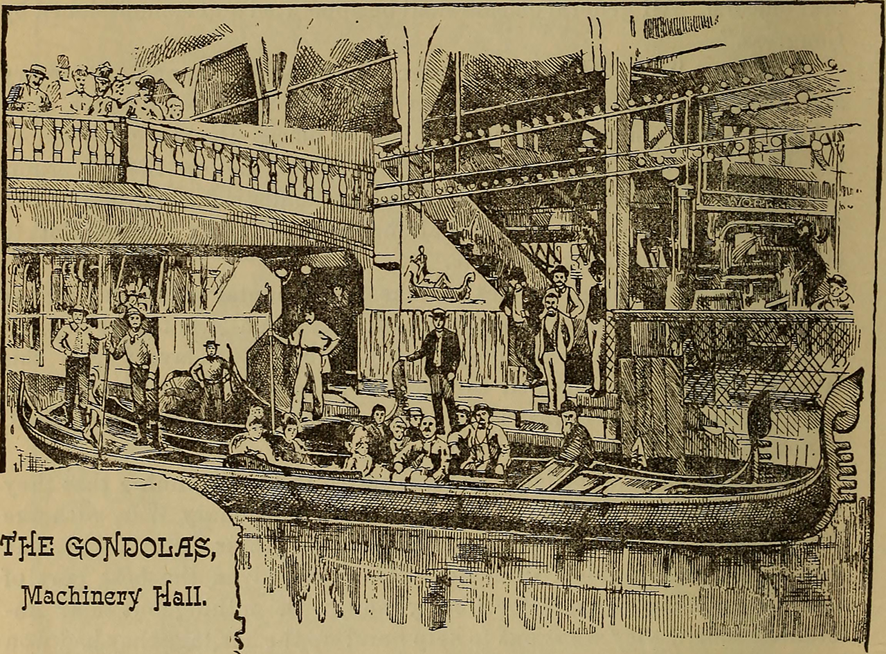 Gondolas at Machinery Hall